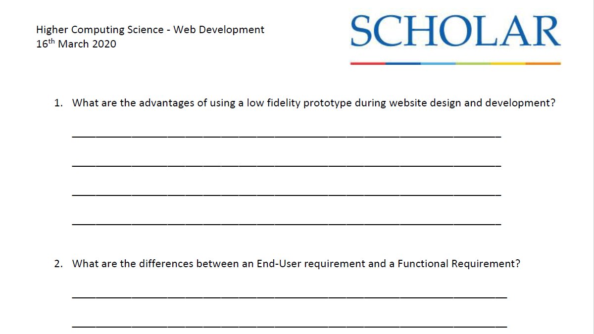 ScholarUK's tweet image. Studying Higher Computing? Try our ‘Web development’ worksheet:
scholar.hw.ac.uk/sessionsSchedu…
Join us at 6:00 pm, Monday 16 March
heriot-watt.adobeconnect.com/scholartutorse…
#HigherComputing #revisionhelp