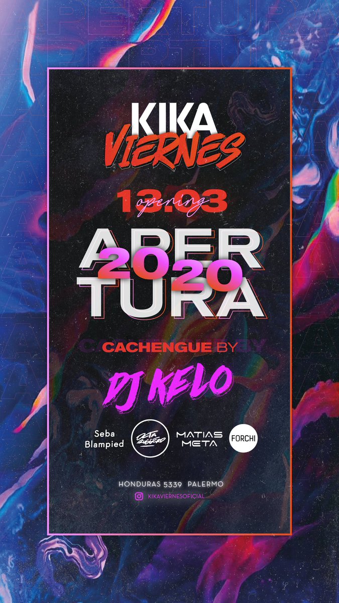 kika_palermook's tweet photo. Hoy #viernes #kikaviernes explotamos en #kika #night #Palermo #fiesta #kikaclub
-
#promos #listafree #cumpleaños #mesasvip
-
#Retwet o #etiqueta a ese amigo/a con quién quieras venir ??
-
#seguidoresgratis #seguimeytesigo #seguidoresargentinos #palermo #bsas #argentina 🇦🇷 https://t.co/tO4791lHml