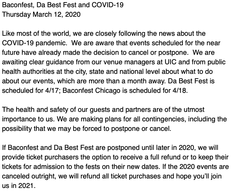 What about COVID-19?