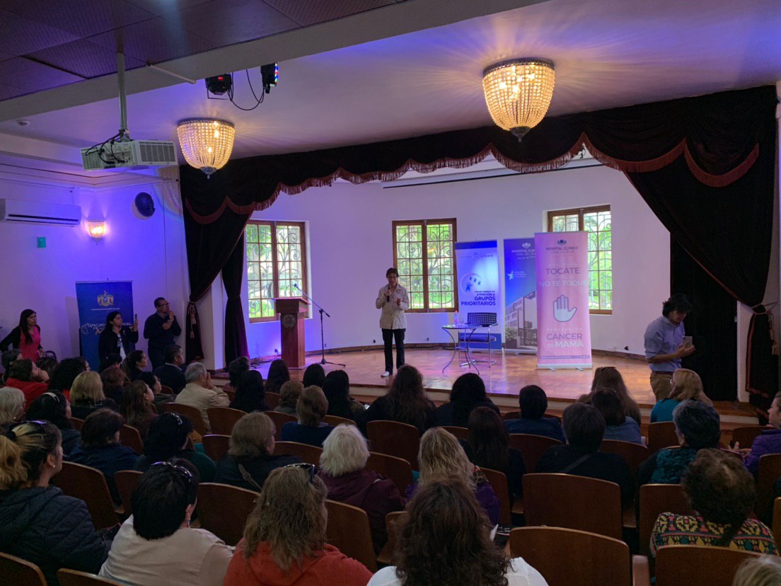 vicentemoragad's tweet photo. Charla “Prevención y detección precoz del Cáncer de mamas” en conmemoración del Día Internacional de la Mujer. Es fundamental sensibilizar a las mujeres sobre la importancia de realizarse mamografía y así prevenir el cáncer de mamas.
#VIVEVIÑA #VIÑADELMAR #CHILE https://t.co/V8f2U670FZ