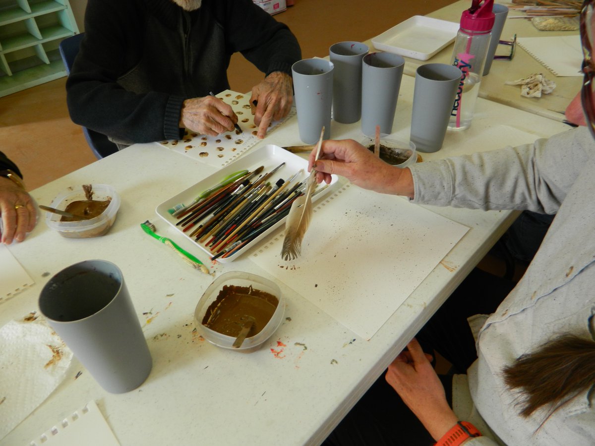 NFO_NM's tweet photo. Join us at NFO’s Wellness Center, 428 Theodora St., in Taos for “Seed Earth Art” w/Jackie! This will be her 2nd workshop with us. I encourage you to learn about yourself, while being aware of our beautiful earth. This afternoon, 3 - 5 pm. #healing #ecotherapy #community #veterans https://t.co/v9RCjGYkQ1