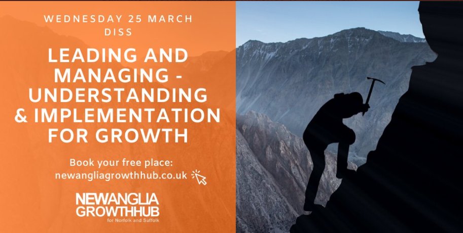 Wed 25th Mar
Leading and Managing
Do you think of yourself as an inspiring leader? 💭

Gain the knowledge and confidence to implement strategies which can help manage and inspire those you work with at this free workshop. Book your place: bit.ly/ManagingandLea…