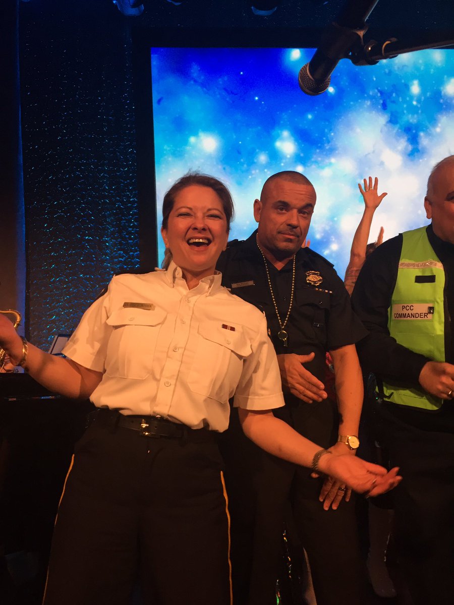 RCMPNS's tweet photo. Last Friday, Nova Scotia RCMP Insp. Dustine Rodier rocked the mic as part of a first responder team for the #DSOM2020 gala in support of @MentalHealthNS. Way to go, Insp. Rodier & @HfxRegPolice @nsemo team! https://t.co/Ago7kEozdx