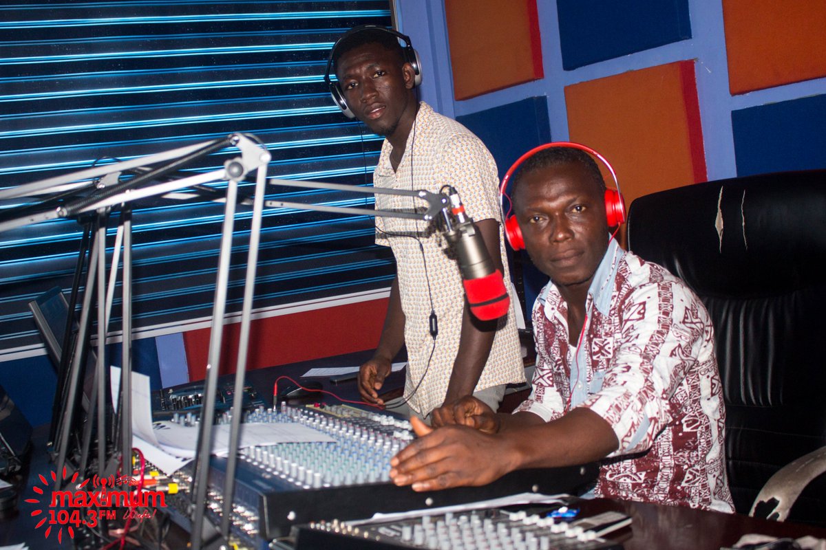 maximum1043fm's tweet photo. Abieku Biney Aka Mr Bee Is Live On Air With Dj Bruce In The Studio Of Maximum 104.3fm... Its The Maximum SuperDrive, Tune In Lets Drive You To Your Destination Safely From Now Till 6pm Sharp.
You Can Also Call In For Our Pop Quiz Questions And Answer 0240197303
#Maximum
#Waafa https://t.co/8xTH9qbCQ8