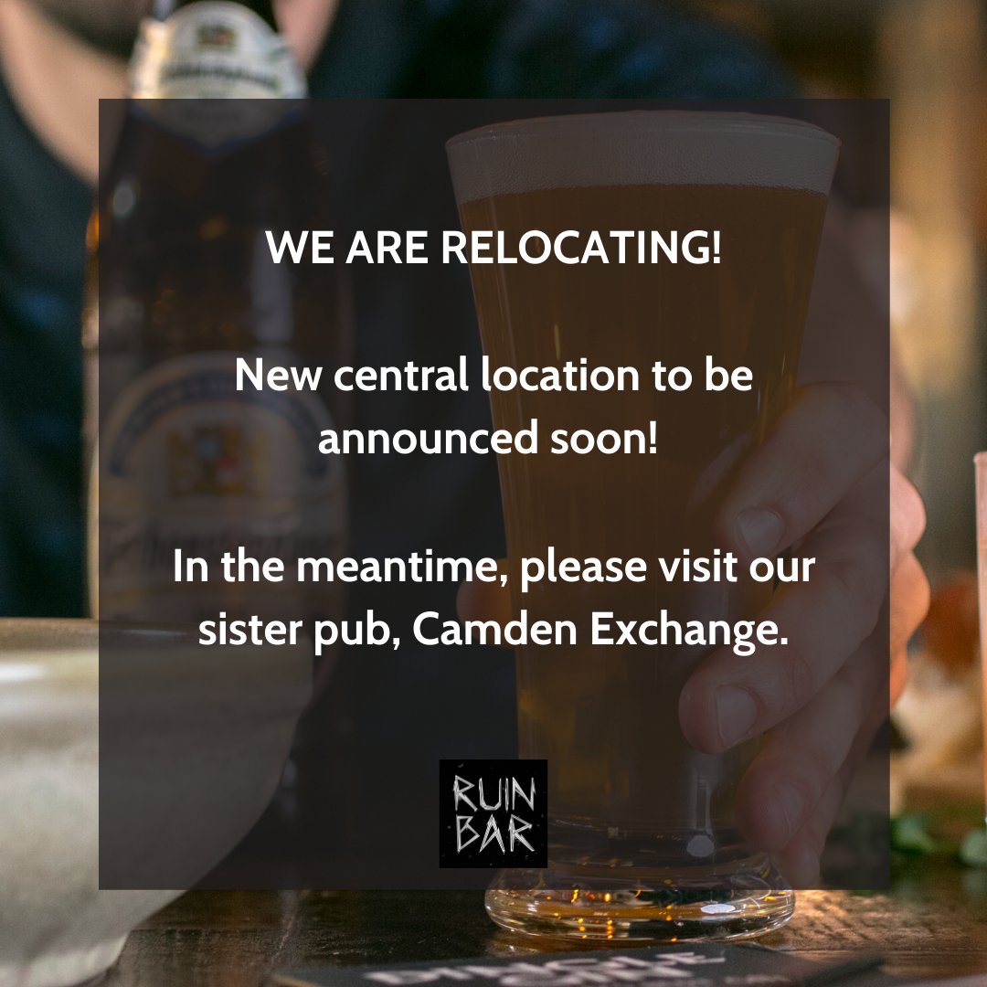 Details of our new location to be announced soon! 

Keep an eye on our social media pages!