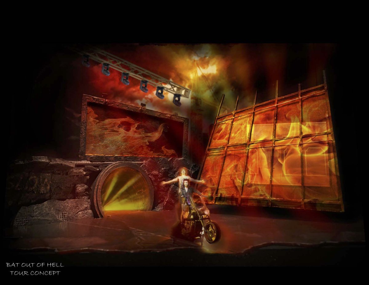 Take a look at some of the tour art for #BatTheMusicalUS, created and designed by Jon Bausor! See it in action beginning March 27th when we hit the highway to <a href="/HardRockHCAC/">Hard Rock Atlantic City</a>! 🔥🔥🔥