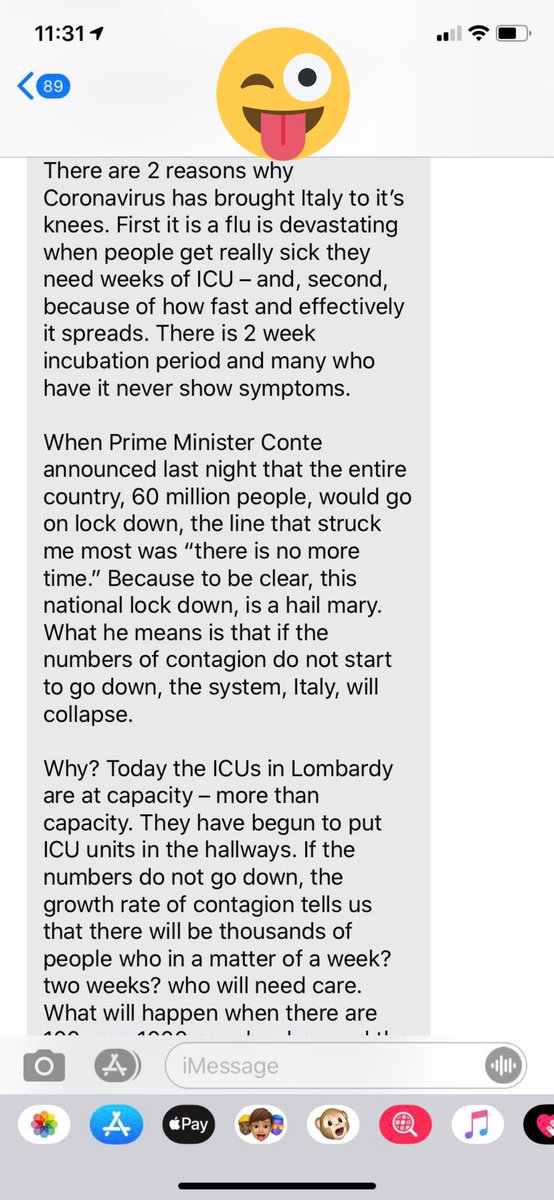 imanisummerr's tweet photo. my friends sisters friend sent this to her. def worth the read! #CoronavirusPandemic https://t.co/bzfX7wrgOj