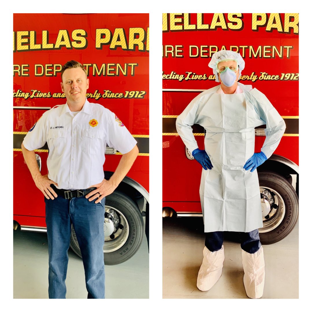 PinellasGov's tweet photo. You may see EMS workers around the county wearing protective clothing while responding to some calls. These protective measures are in accordance with CDC guidelines designed to keep both the workers and the patients safe against respiratory infections. #PinellasMC #SESPinellas https://t.co/NIq1aag76V