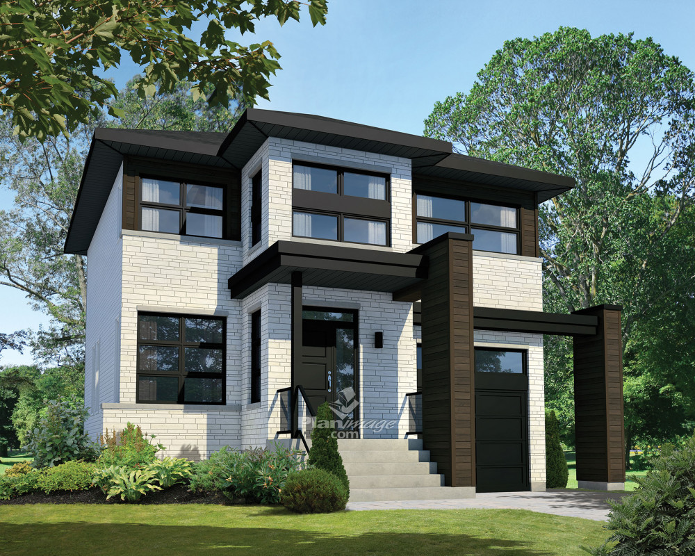 Planimage's tweet image. Le rdc fait 712 pi² et possède des plafonds de 9pi de hauteur. Il comprend un hall d&apos;entrée ouvert, un salon, une cuisine avec un grand garde-manger et un îlot pouvant assoir 4 personnes, ainsi qu’une salle à manger avec 3 portes-fenêtres.

planimage.com/fr/21124.html

#home #newhome