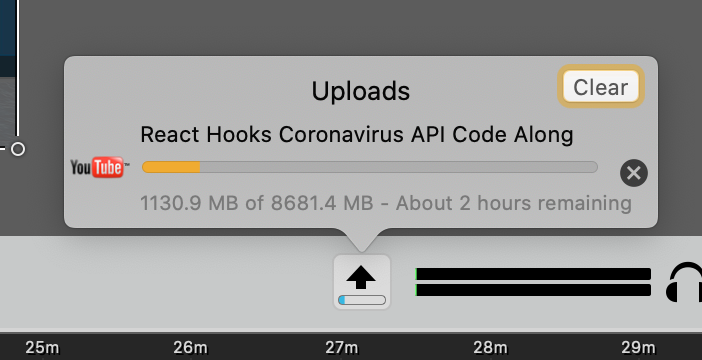 wesbos's tweet photo. Found a new API from @mathdroid that lets you pull in Coronavirus data. 

Threw together a quick video showing how to use it with React + Hooks. 

Upload might finish one day. https://t.co/q9osRjRFCy