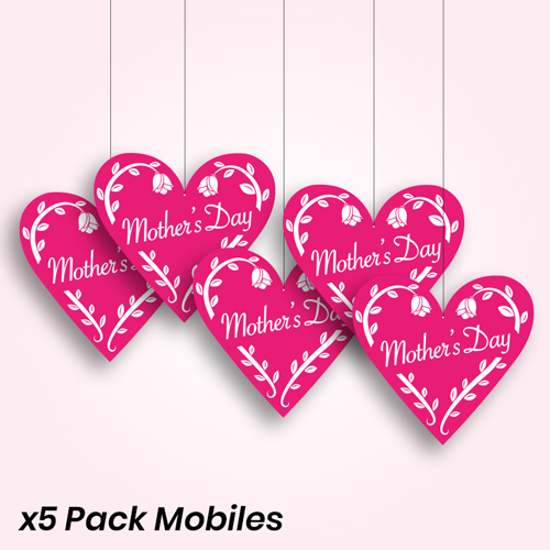 Graphics_UK's tweet image. Great for hanging in-store or your shop window to draw the customers attention. Choose from Pack of 3 or 5 double sided 'Heart' shape hanging signs. Printed onto thick display board and finished with 1 drilled hole. graphicsuk.com/product-page/m…