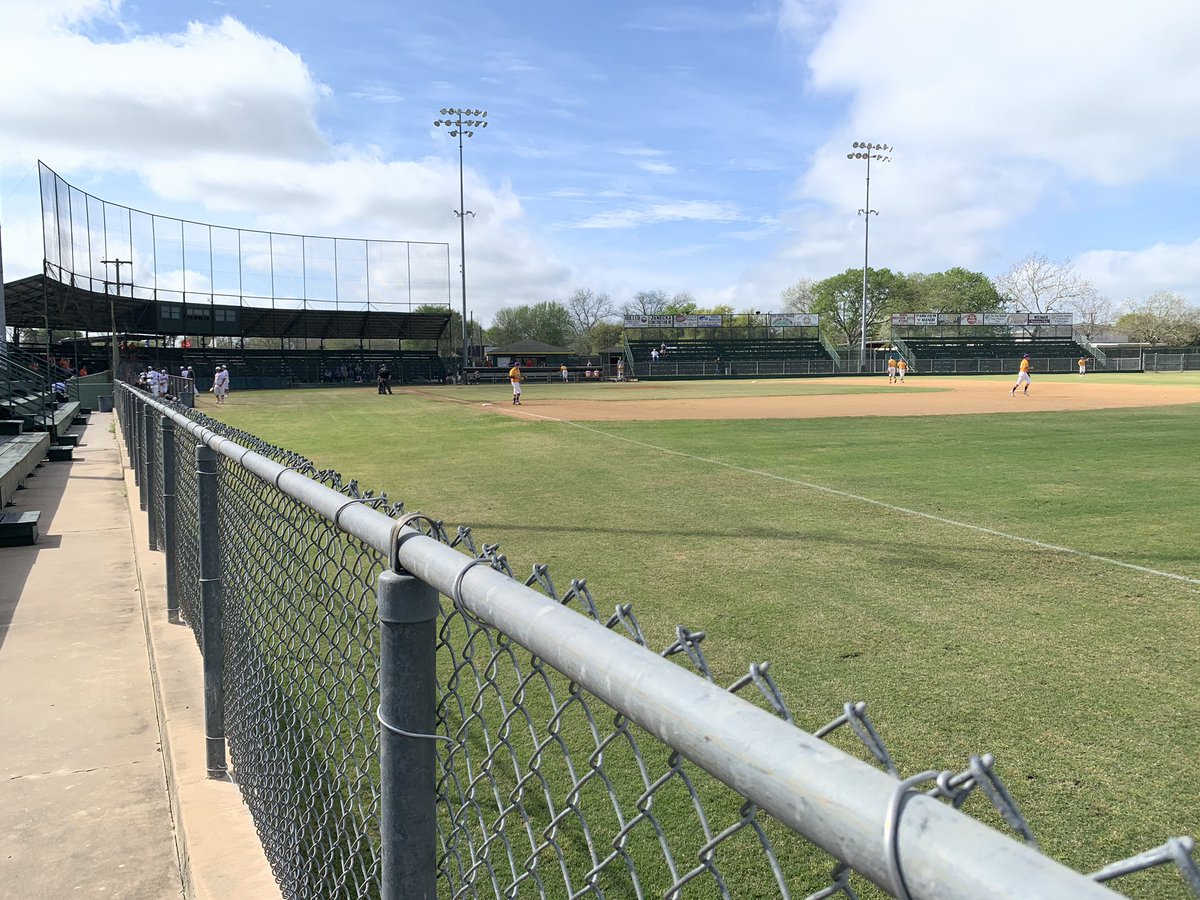 Drillers Park in Kilgore 
Fireman’s Park in Brenham
Richard’s Park in Waxahachie 

Certain baseball fields around this state just have that “feel”...Veterans Memorial in Weimar is no exception 

Appreciate <a href="/WeimarBaseball/">Weimar Baseball</a> for hosting us this weekend