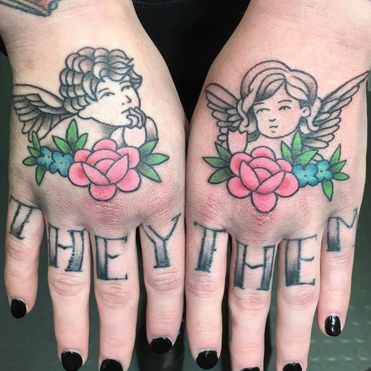 SaintSabrinas's tweet photo. Happy anniversary Andrea! It has been 2 wonderful years having you here. We have seen you grow so much, starting as a tattoo apprentice and now an artist! We couldn't be more proud to have Andrea as a part of our team, and are very excited to see what her future here holds. https://t.co/mEzNIuuOOK