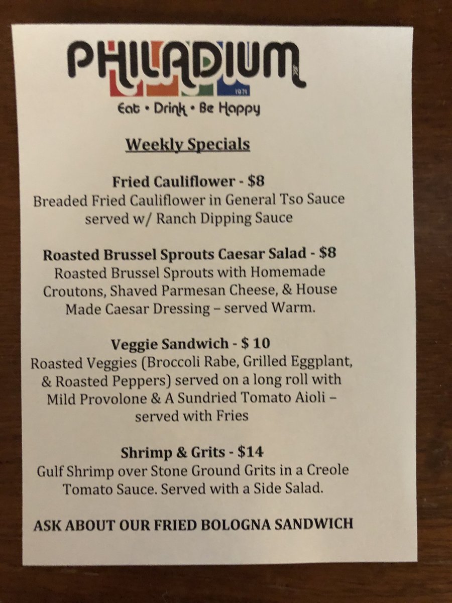 Check out our Specials this week!!