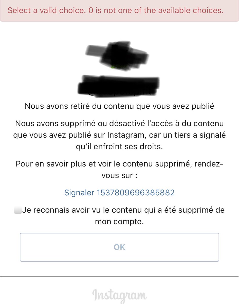 KeeperSpirit's tweet image. Bonjour @FacebookFR @instagram . 
Actuellement des centaines d’utilisateurs de #instagram sont bloqués par le bug de la fenêtre de copyright après le claim d’un tiers. Les deux photos illustrent le plantage de l’app. Merci de NOUS aider car les fonctions d’aide sont impossibles