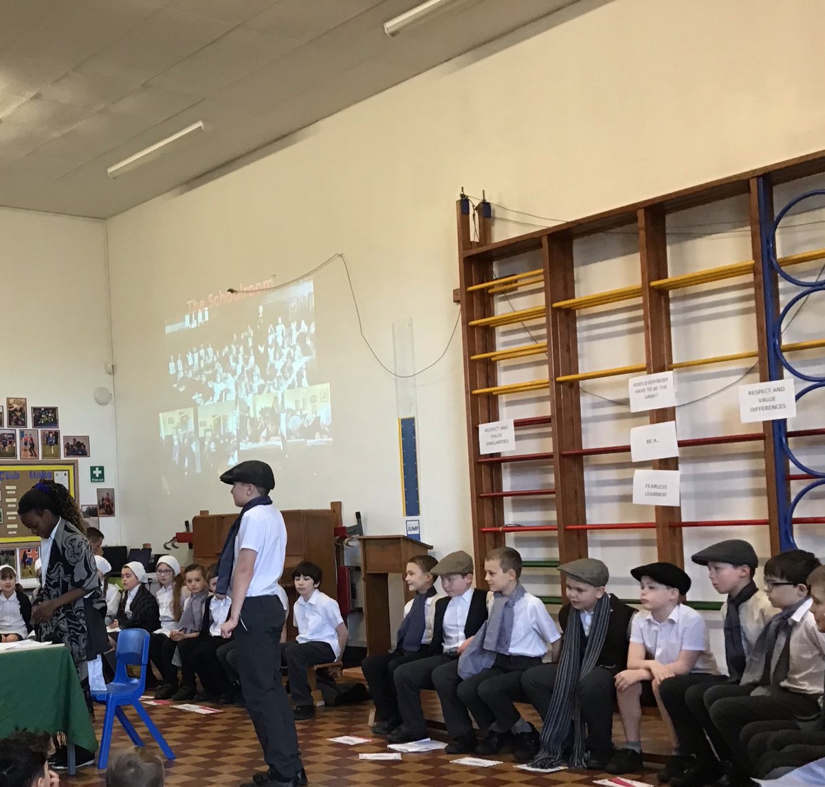HendalPS's tweet photo. A massive well done to 5A - Orca Class this morning for their class assembly. It provided the children the wonderful opportunity to share their learning with others; they had great fun getting into role! #OrcaClass  #Belong #Aspire #Achieve #ClassAssembly #VileVictorians https://t.co/REzB1syd42