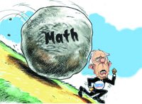 WayneEdH's tweet photo. @BernieSanders There is NO Delegate Math!
#StepDownBernie! https://t.co/YXKn1W3apA