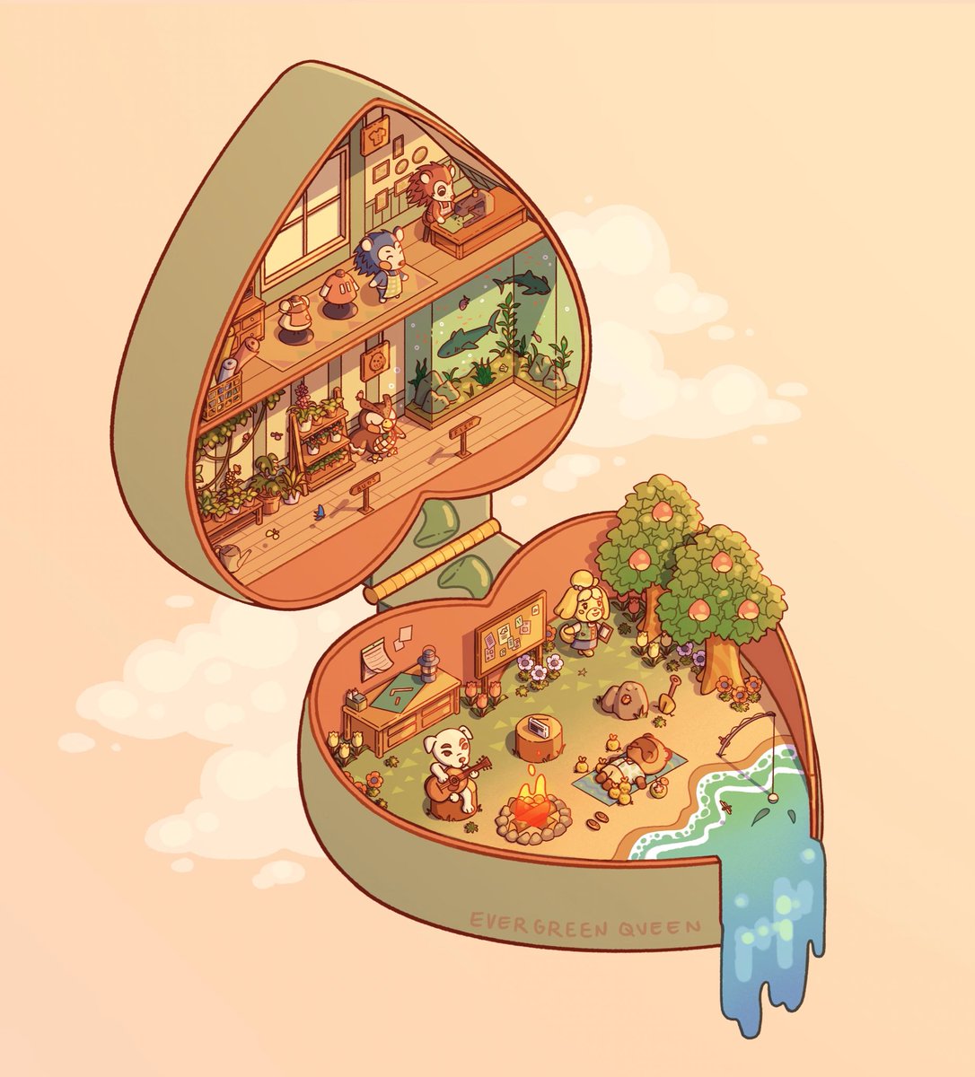 evergreenqveen's tweet photo. Animal Crossing Polly Pocket 🏝✨ https://t.co/751G1boGzP