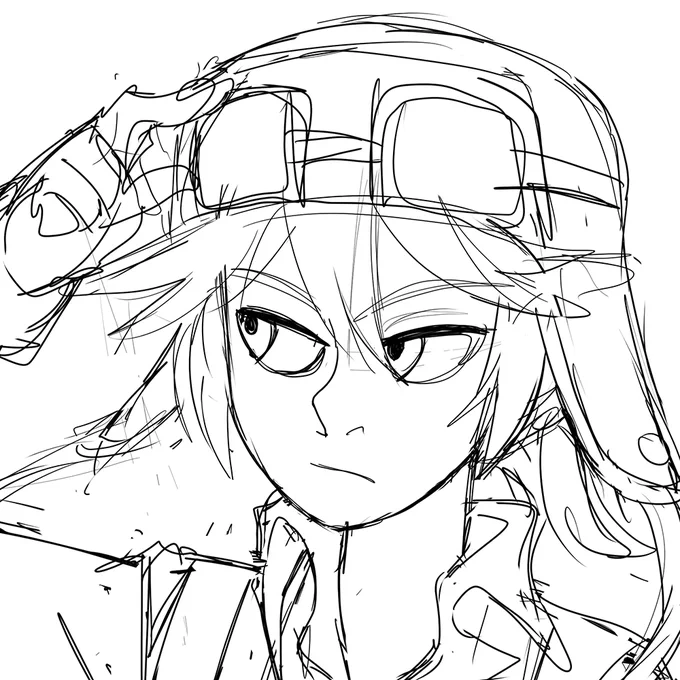 Sketching for my next voca illust 