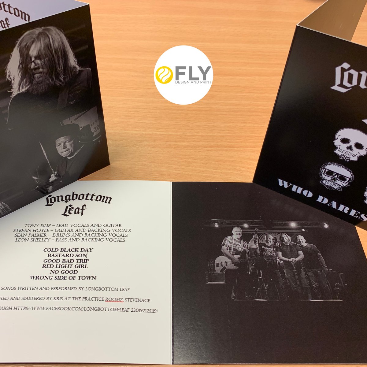 flydandp's tweet photo. Check out the promotional leaflets and cd covers we printed for local band Longbottom Leaf! find them on Spotify and FB for gigs.
For all print enquires https://t.co/uR7hOoPEJ5
#FlyDesignandPrint #Print https://t.co/nTcuago4Zx