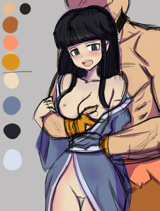 次回は軽めのエロで。
源流斎レナさんのカラーラフ案(・ω・) 