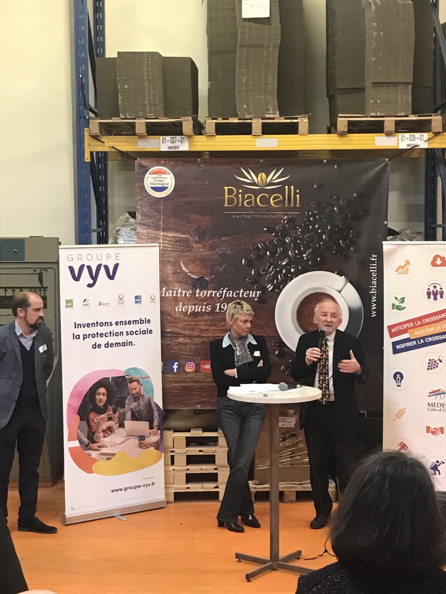 En direct des rdv business #medef21. Belle découverte des cafés #biacelli ⁦<a href="/medef21/">MEDEF Côte-d'Or</a>⁩ ⁦<a href="/Biacelli/">Biacelli</a>⁩.