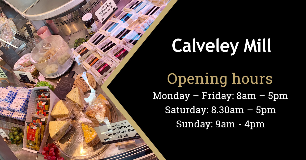 CalveleyMill's tweet photo. Here is a reminder of our opening hours at Calveley Mill shop and cafe. We hope to see you soon. 😃👇 https://t.co/wUeZe7Q5CM