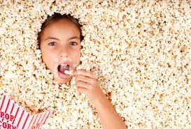 What we imagine we're  getting when we pay for a large popcorn in the Cinema 🙈 Let us know 👇 your favorite popcorn flavors &amp; combos 🍿🍫😍 #NationalPopcornDay