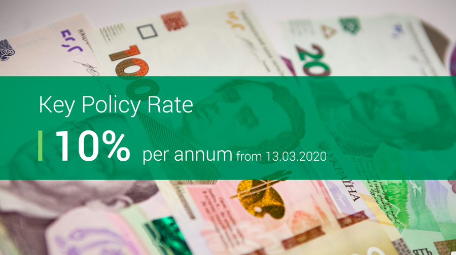 a7cap's tweet photo. The National Bank of Ukraine has cut the key policy rate to 10% effective 13 March 2020.

https://t.co/KMtAE7naKk https://t.co/Ofc6CcmDZD