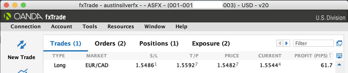 austinsilverfx's tweet photo. Again, another winner on $EurCad long -- this market is incredible, i havent lost all week and all my trades have been long $EurCad   #forex #processnotresults https://t.co/ztOteKqLxn