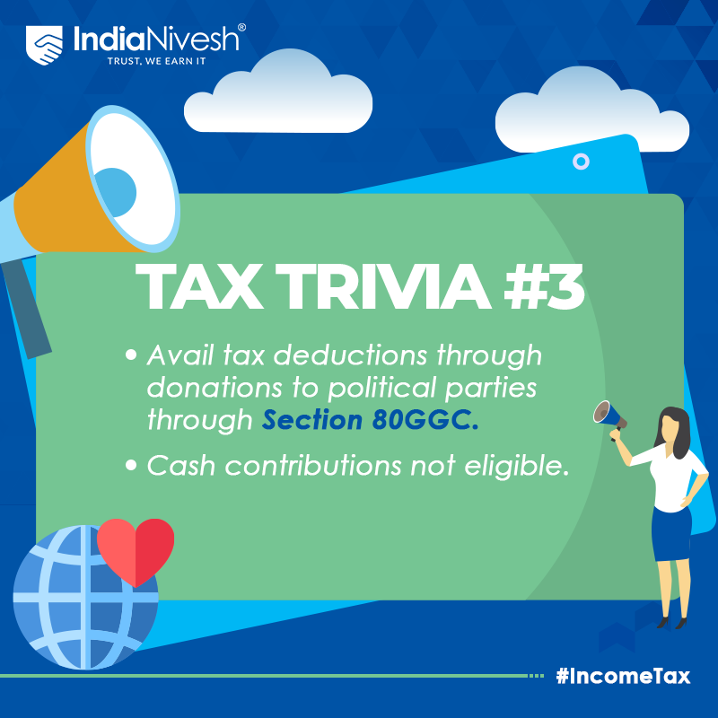 Your contribution to an electoral trust can save your taxes! #IndiaNivesh  #IncomeTax