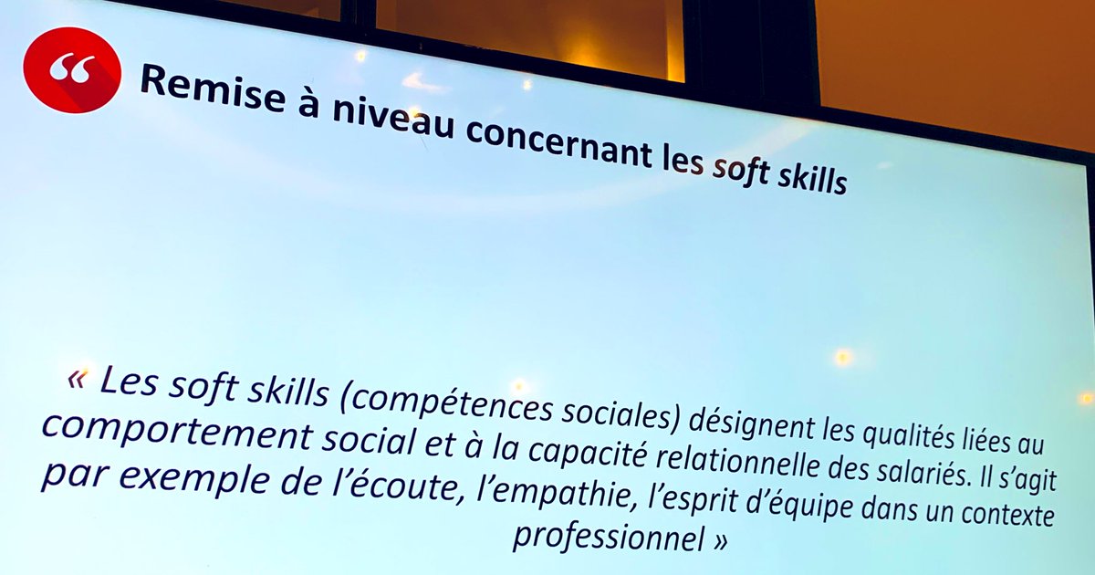 🔵 70 % des #salariés en #France ne savent ce que ce sont les #SoftSkills et dans les #TPE #PME, cela est très méconnu 🔁 Nouvelle enquête <a href="/opinionway/">OpinionWay</a> <a href="/Dropbox/">Dropbox</a> 📍 #RH #collaboration #entreprises #compétences