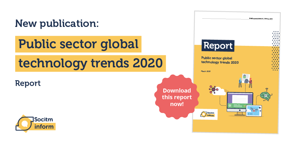 Socitm's tweet photo. Have you downloaded and read our newest report?! Learn all about technology trends for the public sector #AI #IoT #Cloud What do you need to know about? #ShareDigital #ShareDigital20 Find out here 👇
https://t.co/S0BCGcBhMP https://t.co/8VaoCuzQ1J