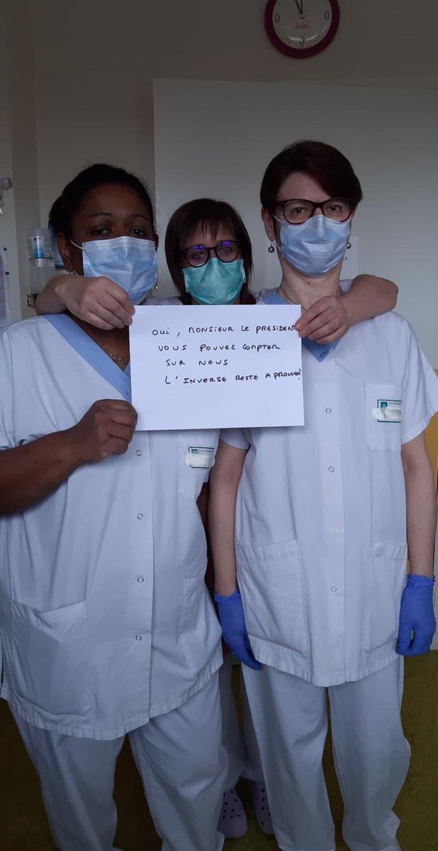 CollectInterHop's tweet photo. Oui, Mr le Président, vous pouvez compter sur nous, comme nous aimerions pouvoir compter sur vous ! @EmmanuelMacron 
#EnsembleSauvonslHopital
#ComptezSurNous https://t.co/ghXC72IIZq