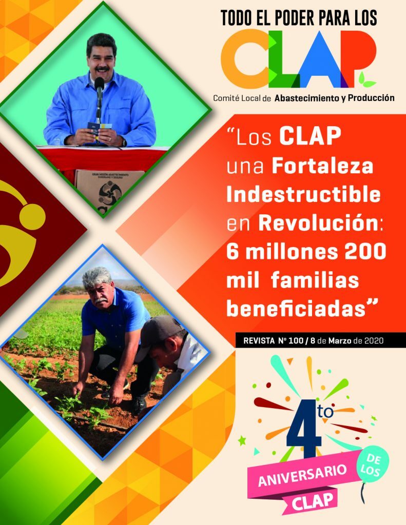 desdebolivar_'s tweet image. Felicidades a hombres y mujeres #Clap , ya son 4 años de la creación de los Comités Locales de Abastecimiento y Producción, Revista #TodoElPoderParaLosCLAP edición Nº 100 aquí  ift.tt/39Ai9NB
#PrevenciónYProtecciónDelPueblo 
@Yepfri_Arguello 
@SoyClapBolivar1 
@ANIBALHC