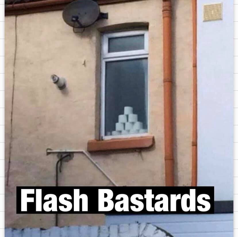 As tradgicas the situation is, thank goodness for British gallows humour. An unauthored image I was sent this morning.