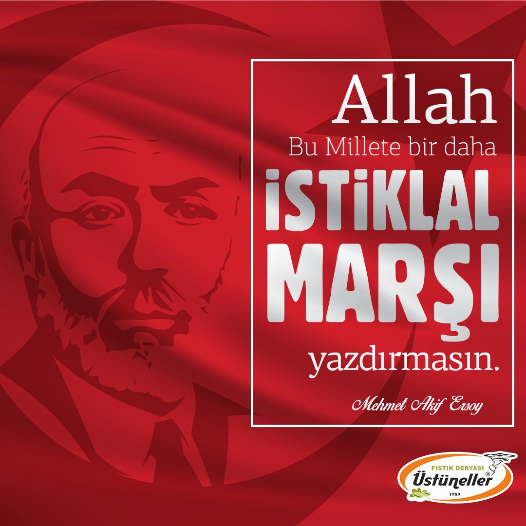 İstiklal Marşı’nın kabulünün 99. yılını kutluyor ve bu vesile ile Mehmet Akif Ersoy'u saygıyla anıyoruz.
.
.
.
#istiklalmarşı #mehmetakif #mehmetakifersoy #türkiyecumhuriyeti