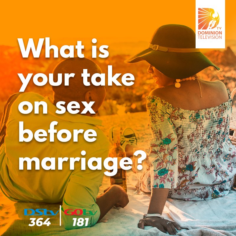 What is your take on Sex before Marriage?
.
.
.
.

Share your views in the comment section below!

#sexbeforemarriage #questiontrivia #inspiredliving #empoweredliving #christianlifestylenetwork #christianlifestyle #panafrican #ghana #accra #dominiontv #dstvhasdominion