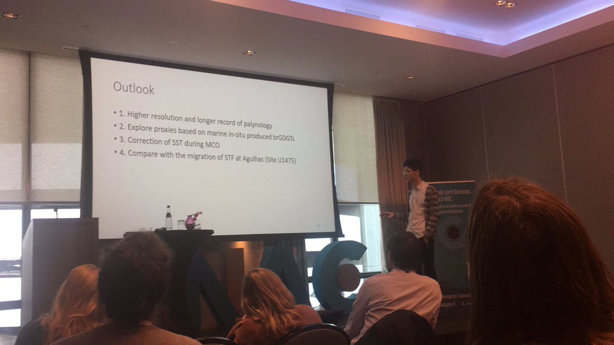#nacgeo <a href="/UUGeo/">Geosciences UU</a> suning hou showing results from <a href="/JRSO_IODP/">IODP at Texas A&M</a> Site 1168, Tasmania, reflecting the evolution of the subtropical front throughout the neogene