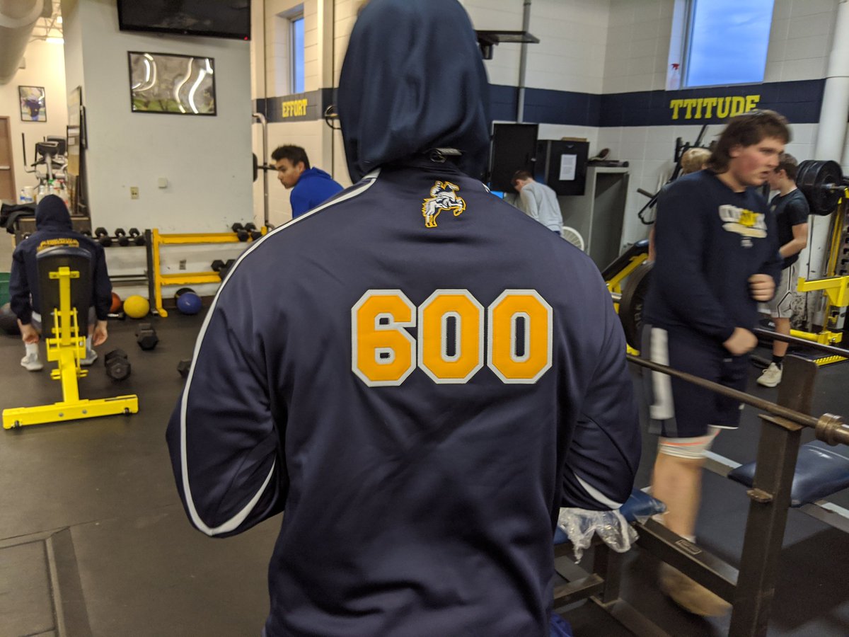 Newest member of the 600 Club! Jakob Ziegler! #ONWARD