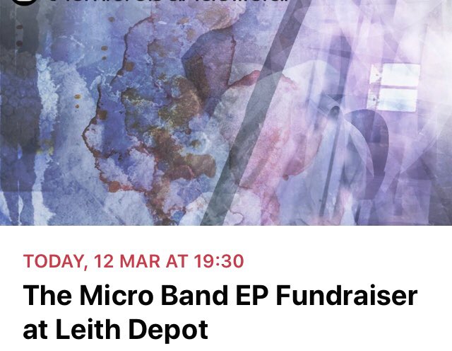 leithdepot's tweet photo. @leithdepot tonightβs line up
#TheMicroBand #fundraiser #gig #pop #leith #edinburgh https://t.co/cs2dFT0ngS