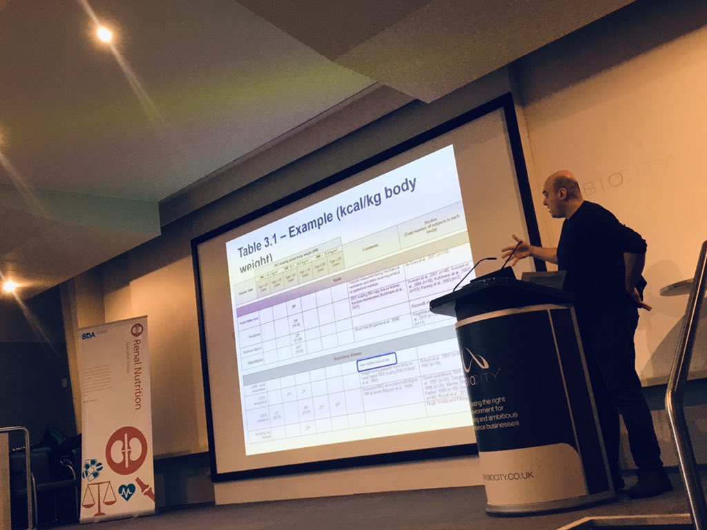 <a href="/BrunoDietitian/">Bruno</a> teaching the new methods for estimating requirements @bda_renal <a href="/PENGDT/">บี๋บี๋</a> #RNGworkshop2020