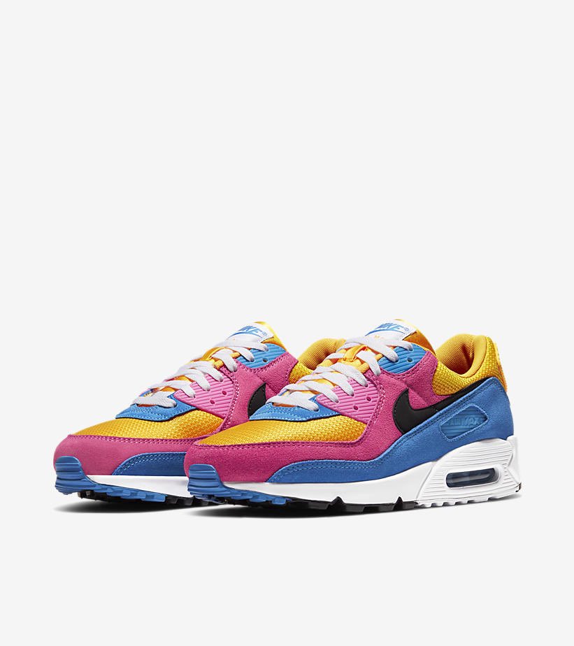 nike air max 90 university gold battle blue