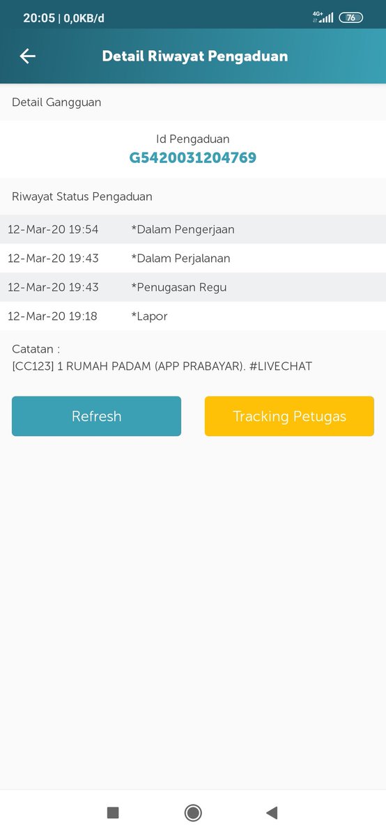 RezaHandy's tweet photo. @pln_123  mohon info status pengaduan saya ini, dari tadi belum ada yang datang teknisi PLN nya, thx https://t.co/bTpoaqTl8W