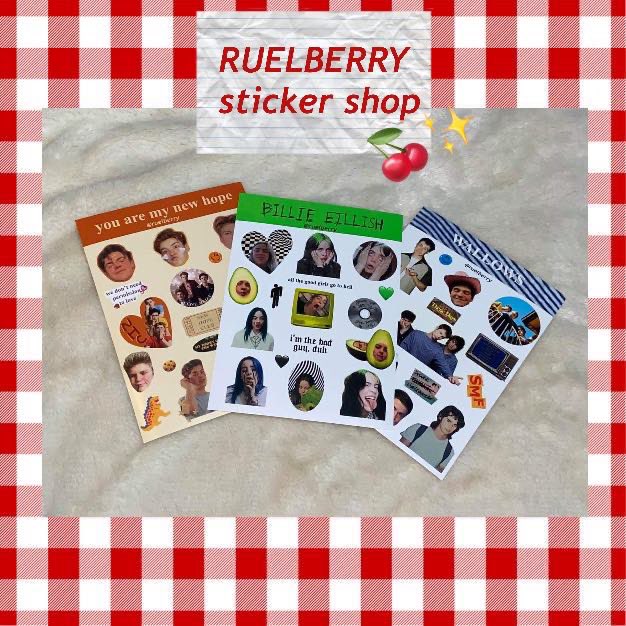 ruelberry's tweet photo. ทุกคนน NEW ARRIVALS‼️💘🥴 มี 3 ลายใหม่• You are my new hope ✨ • BILLIE EILISH 💚• WALLOWS 🦋 50฿ ทุกแผ่นเลย กันน้ำด้วย💞 ใครสนใจทักมาเลยหรือ ig : @ruelberry เลย
#สติ๊กเกอร์ #สติ๊กเกอร์ไดคัท #ตลาดนัดรวมด้อม #ติ่งสากล #BillieEilish #newhopeclub #wallows https://t.co/3DjsbIE1Wy
