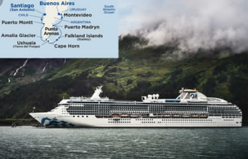 Off_Valpo's tweet photo. https://t.co/wmBBCJbiIi crucero de pasajeros #Coral_Princess (BM) navega frente al #Cabo_de_Hornos (CL) con cielo cubierto de nubes bajas, viento de dirección #Norte 25 Nudos (46 Km/h) presión atmosférica 1004 HPa temperatura del aire y agua de mar 10°C https://t.co/0Tm2Xc7SPS https://t.co/B08ABYEkJ5