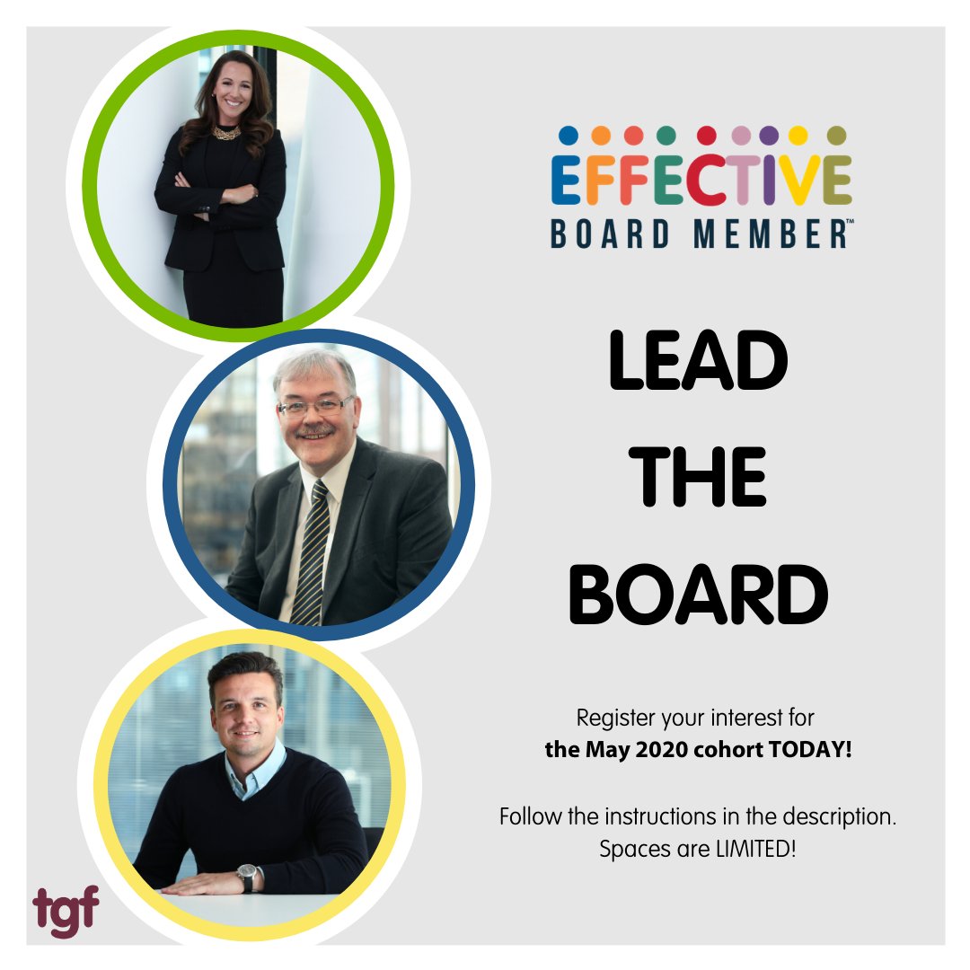 TheGovForum's tweet photo. The award winning Effective Board Member (EBM) Programmes are designed to equip individuals who want to become more effective in Corporate #Governance, with the knowledge and tools to enhance and embed their skills. 
For more information, please visit: https://t.co/ilRs2SA73X https://t.co/GGp7Y6vfnH