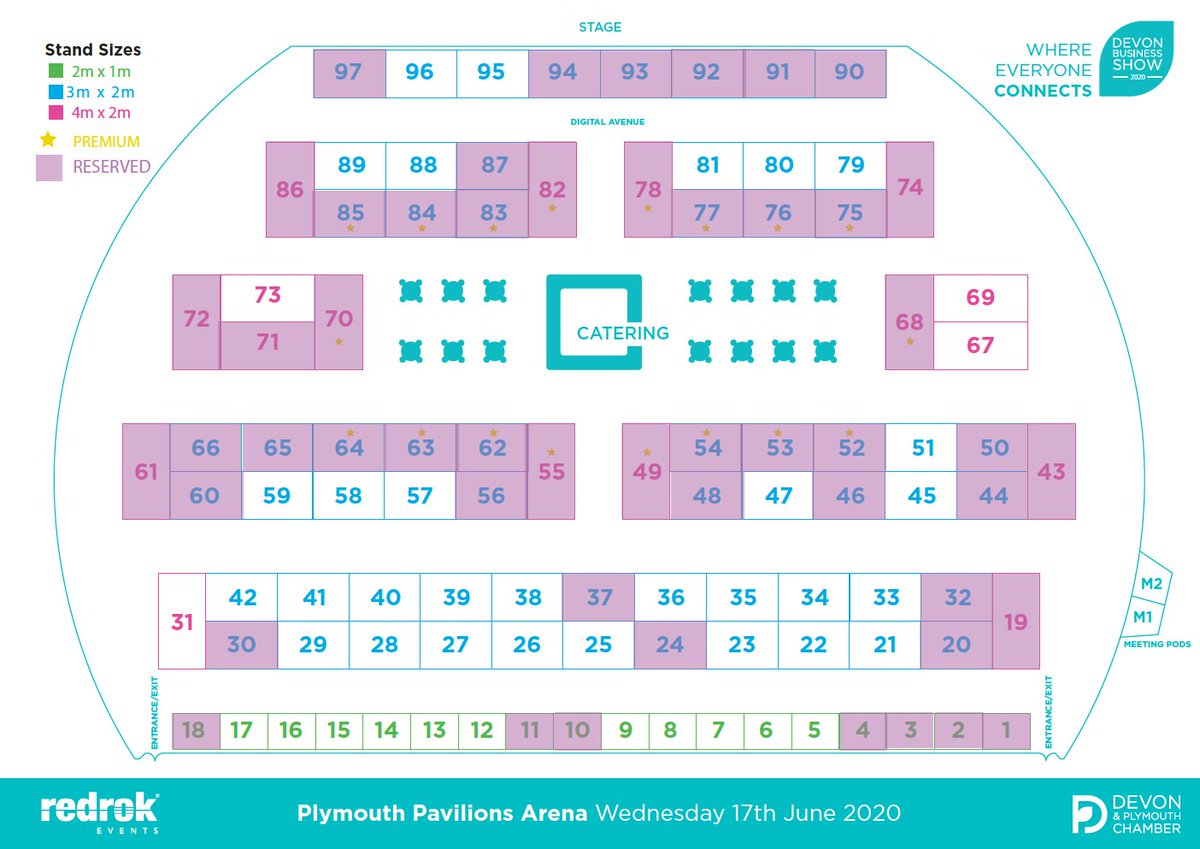 Lots of bookings and enquiries for the Devon Business Show on Wednesday 17th June at Plymouth Pavilions! Have you secured your stand yet?

To book your stand visit lnkd.in/dGYdYFQ or for more information email daniel@redrokevents.co.uk

#WhereEveryoneConnects