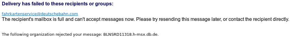 Deutsche Bahn Personenverkehr Bitte Nicht Selbst Stornieren Wenden Sie Sich An Fahrkartenservice Bahn De Mit Dem Betreff Corona Und Schildern Sie Ihren Fall Mit Ticket Auftragsnummer Und Bestatigung Der Absage Des Events Wegen