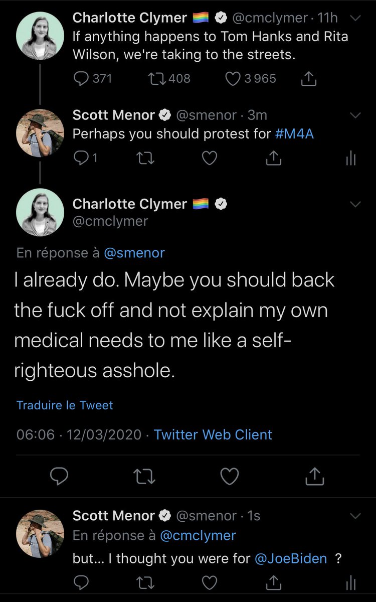 Charlotte Clymer Smenor Joebiden Bwestbrookaz8 When You Acknowledge Your Privilege And Learn Not To Dismiss My Concerns I Won T Feel The Need To Remind You That You Are Cis